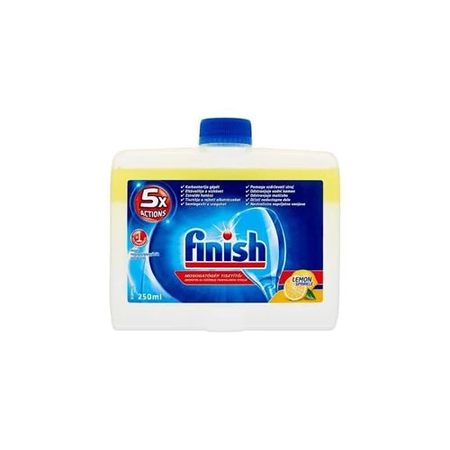 Mosogatógép tisztító, 250 ml, FINISH, citrom