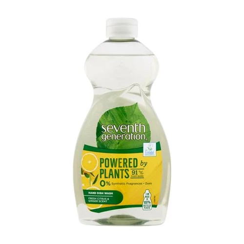 Mosogatószer, 500 ml, SEVENTH GENERATION, citrom és gyömbér