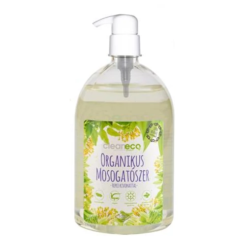 Mosogatószer, organikus, 1 l, CLEANECO, repce kivonattal