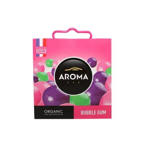 Autóillatosító, 40 g, AROMA CAR "Organic bubble gum"