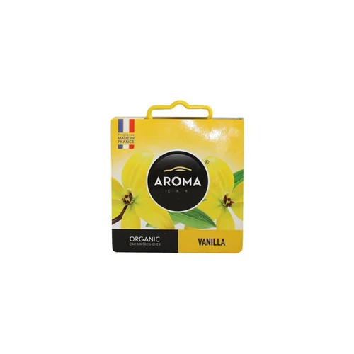 Autóillatosító, 40 g, AROMA CAR "Organic vanilla"