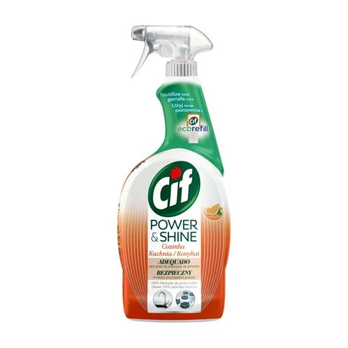 Konyhai zsíroldó spray, 750 ml, CIF "Power&Shine"