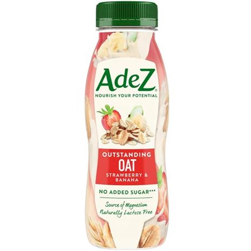 Növényi ital, 0,25 l, ADEZ, zab, eper és banán