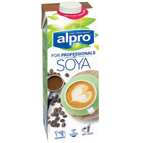 Növényi ital, dobozos, 1 L, ALPRO "Professionals", szója