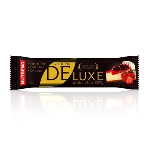 Proteinszelet, gluténmentes, 60 g, NUTREND "Deluxe", epres sajttorta