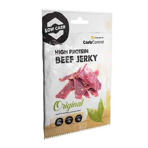 Szárított marhahús, 25 g, FORPRO "Beef jerky", hagyományos ízesítésű