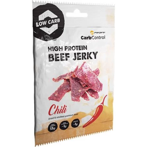 Szárított marhahús, 25 g, FORPRO "Beef jerky", chilis
