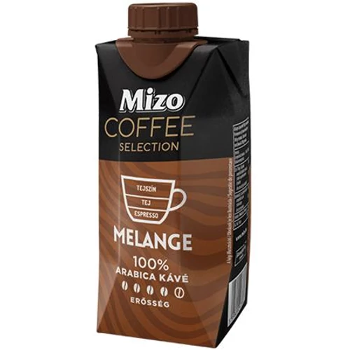 Kávéválogatás, Melange, UHT félzsíros, visszazárható dobozban, 0,33 l, MIZO