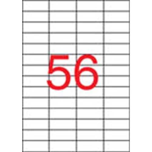 Etikett, univerzális, 52,5x21,2 mm, eltávolítható, APLI, 5600 etikett/csomag