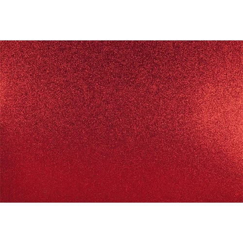 Moosgumi, 400x600 mm, glitteres, APLI "Eva Sheets", piros