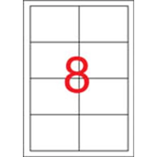 Etikett, lézernyomtatókhoz, 97x67,7 mm, APLI, 2000 etikett/csomag