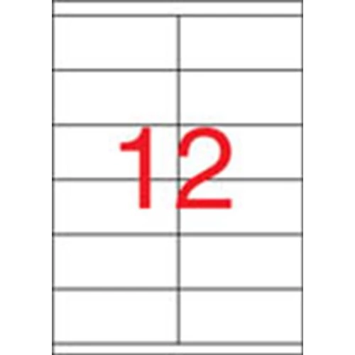 Etikett, univerzális, 105x48 mm, APLI, 1200 etikett/csomag