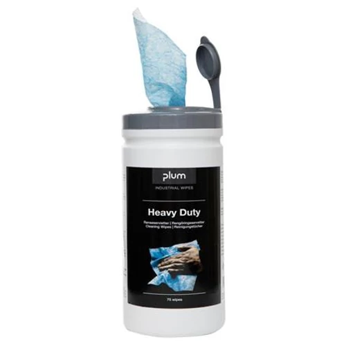 Nedves ipari törlőkendő PLUM "Wipes Heavy-Duty 75"