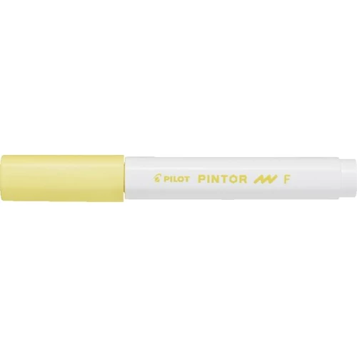 Dekormarker, 1 mm, PILOT "Pintor F", pasztellsárga