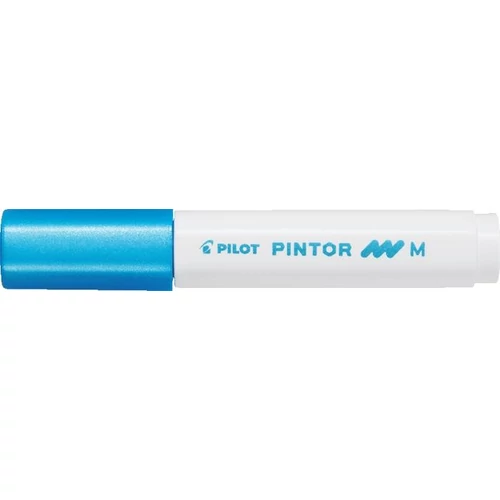 Dekormarker, 1,4 mm, PILOT "Pintor M", metál kék