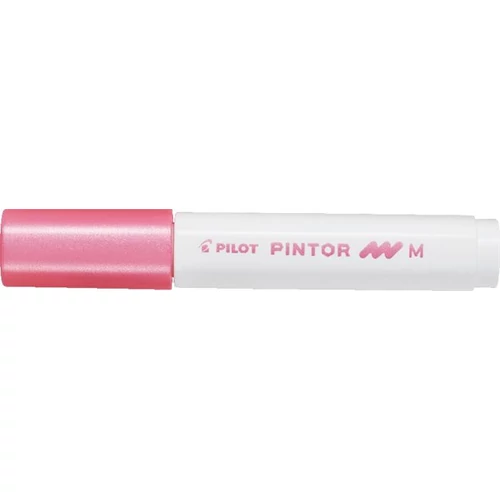 Dekormarker, 1,4 mm, PILOT "Pintor M", metál rózsaszín