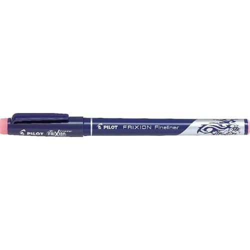 Tűfilc, 0,45 mm, törölhető, PILOT "Frixion Fineliner",  babarózsaszín