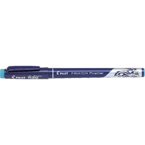 Tűfilc, 0,45 mm, törölhető, PILOT "Frixion Fineliner",  világoskék