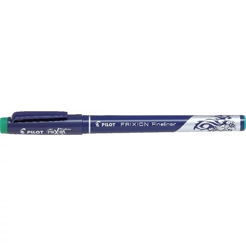 Tűfilc, 0,45 mm, törölhető, PILOT "Frixion Fineliner",  zöld