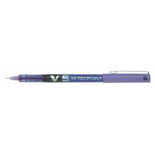 Rollertoll, 0,3 mm, tűhegyű, PILOT "Hi-Tecpoint V5", lila