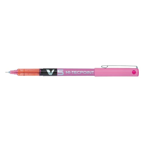 Rollertoll, 0,3 mm, tűhegyű, PILOT "Hi-Tecpoint V5", rózsaszín