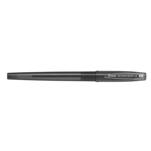 Golyóstoll, 0,22 mm, kupakos, PILOT "Super Grip G", fekete