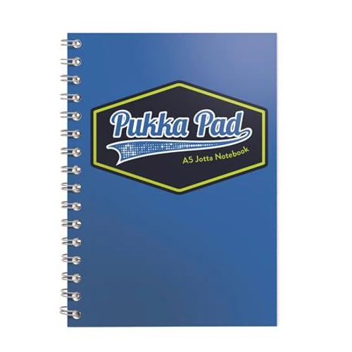 Spirálfüzet, A5, vonalas, 100 lap, PUKKA PAD "Vision Jotta Pad", kék