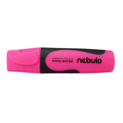 Szövegkiemelő, 2-5 mm, NEBULO, neon rózsaszín