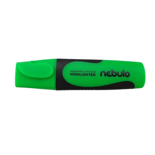 Szövegkiemelő, 2-5 mm, NEBULO, neonzöld