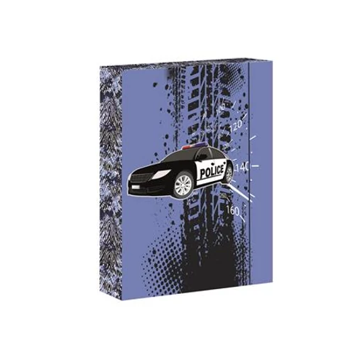 Füzetbox, A4, Police 2-Jumbo