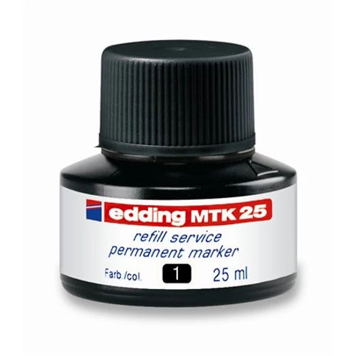 Utántöltő alkoholos markerhez, EDDING "MTK 25", fekete