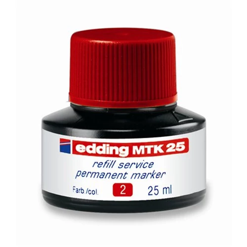 Utántöltő alkoholos markerhez, EDDING "MTK 25", piros