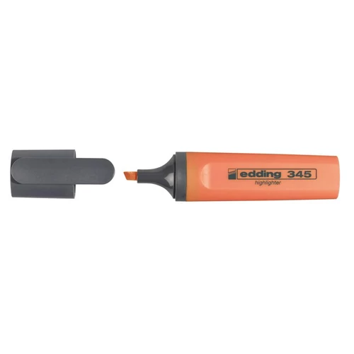 Szövegkiemelő, 2-5 mm, EDDING "345", narancssárga