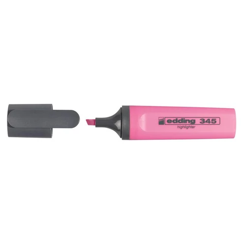 Szövegkiemelő, 2-5 mm, EDDING "345", rózsaszín