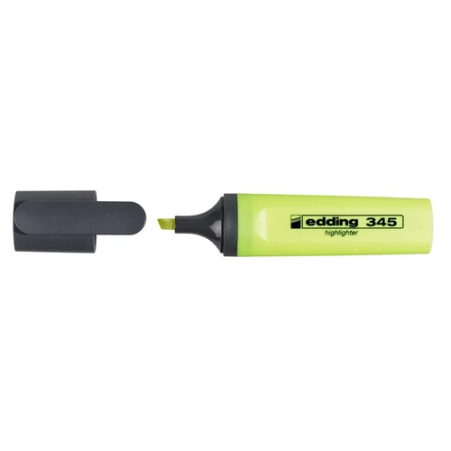 Szövegkiemelő, 2-5 mm, EDDING "345", sárga