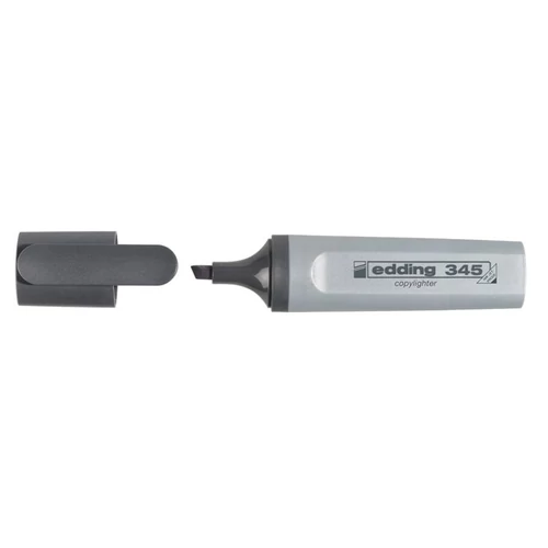 Szövegkiemelő, 2-5 mm, EDDING "345", szürke