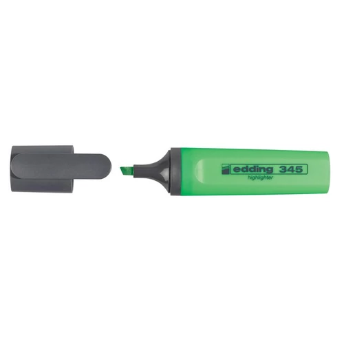 Szövegkiemelő, 2-5 mm, EDDING "345", zöld