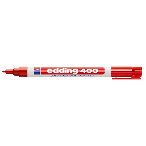 Alkoholos marker, 1 mm, EDDING "400", piros