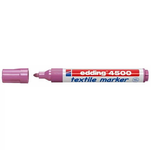 Textilmarker, 2-3 mm, kúpos, EDDING "4500", neon lila