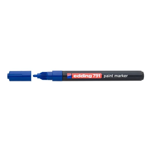Lakkmarker, 1-2 mm, EDDING "791", kék