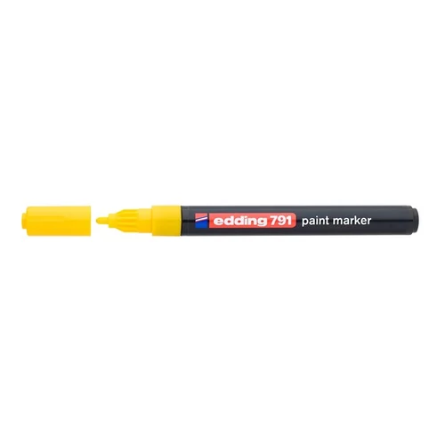 Lakkmarker, 1-2 mm, EDDING "791", sárga