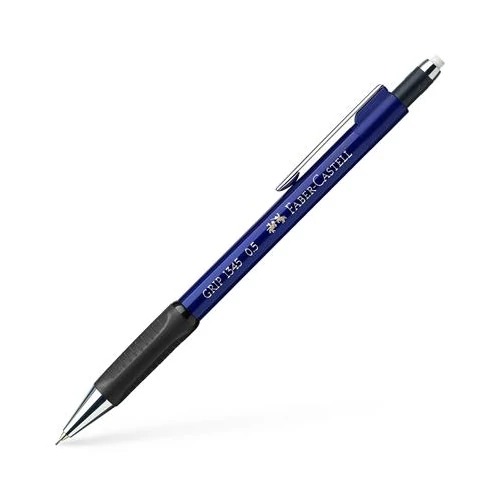 Nyomósirón, 0,5 mm, FABER-CASTELL "Grip 1345", kék