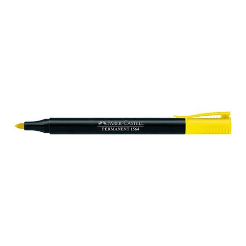 Alkoholos marker, 0,4 mm, kúpos, FABER-CASTELL "1564", citromsárga