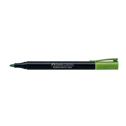 Alkoholos marker, 0,4 mm, kúpos, FABER-CASTELL "1564", lime zöld