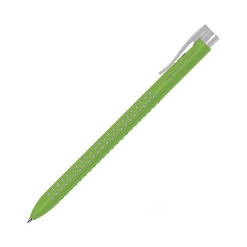 Golyóstoll, 0,5 mm, nyomógombos, FABER-CASTELL "Grip 2022-M", világoszöld