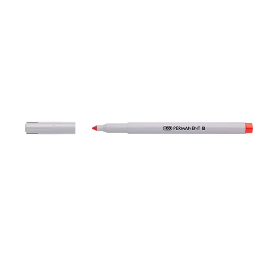 Alkoholos marker, OHP, 2-3 mm, B, ICO, piros
