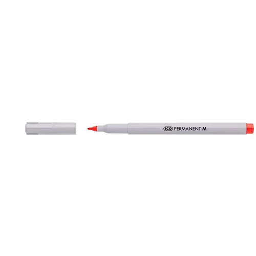 Alkoholos marker, OHP, 1 mm, M, ICO, piros