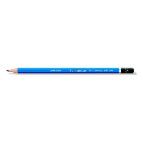 Grafitceruza, 2H, hatszögletű, STAEDTLER "Mars Lumograph"