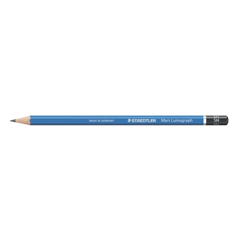Grafitceruza, 5H, hatszögletű, STAEDTLER "Mars Lumograph"