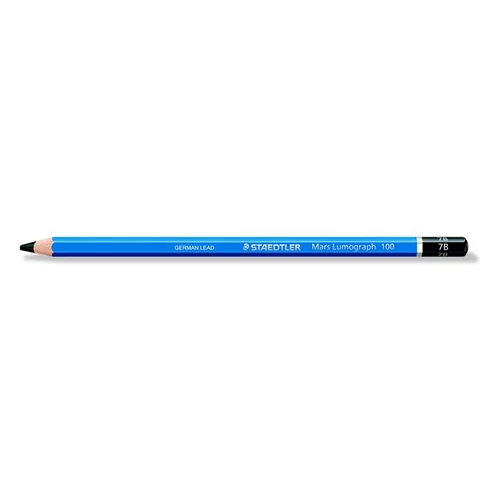 Grafitceruza, 7B, hatszögletű, STAEDTLER "Mars Lumograph"